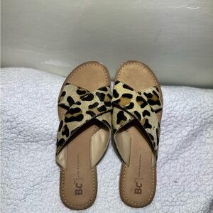 BC Footwear Fur Sandal